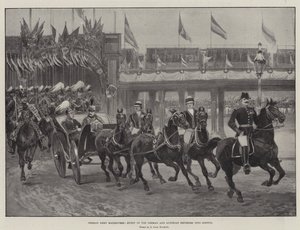 Tyska arméns manövrar, de tyska och österrikiska kejsarnas inträde i Stettin